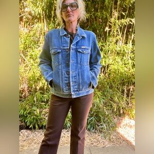 Rustler 1980’s vintage Blue Denim/Jean Jacket men’s/women’s size medium